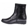 Ghete dama orto negre din piele naturala imblanite G964N